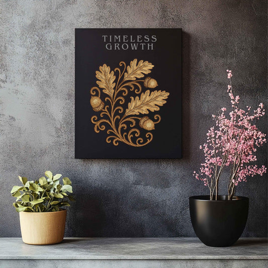 Oak Branch Embroidery Design – Autumn Oak Leaves & Acorns, Fall Machine Embroidery for Seasonal Projects, Instant Download, Oak Pattern PES