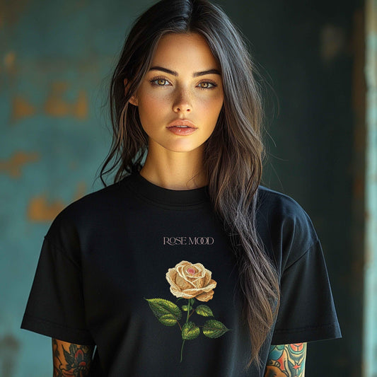 Elegant Beige Rose Machine Embroidery Design, Realistic Floral Pattern PES, Instant Download for Embroidery Projects, Rose Pattern 4x4 Hoop