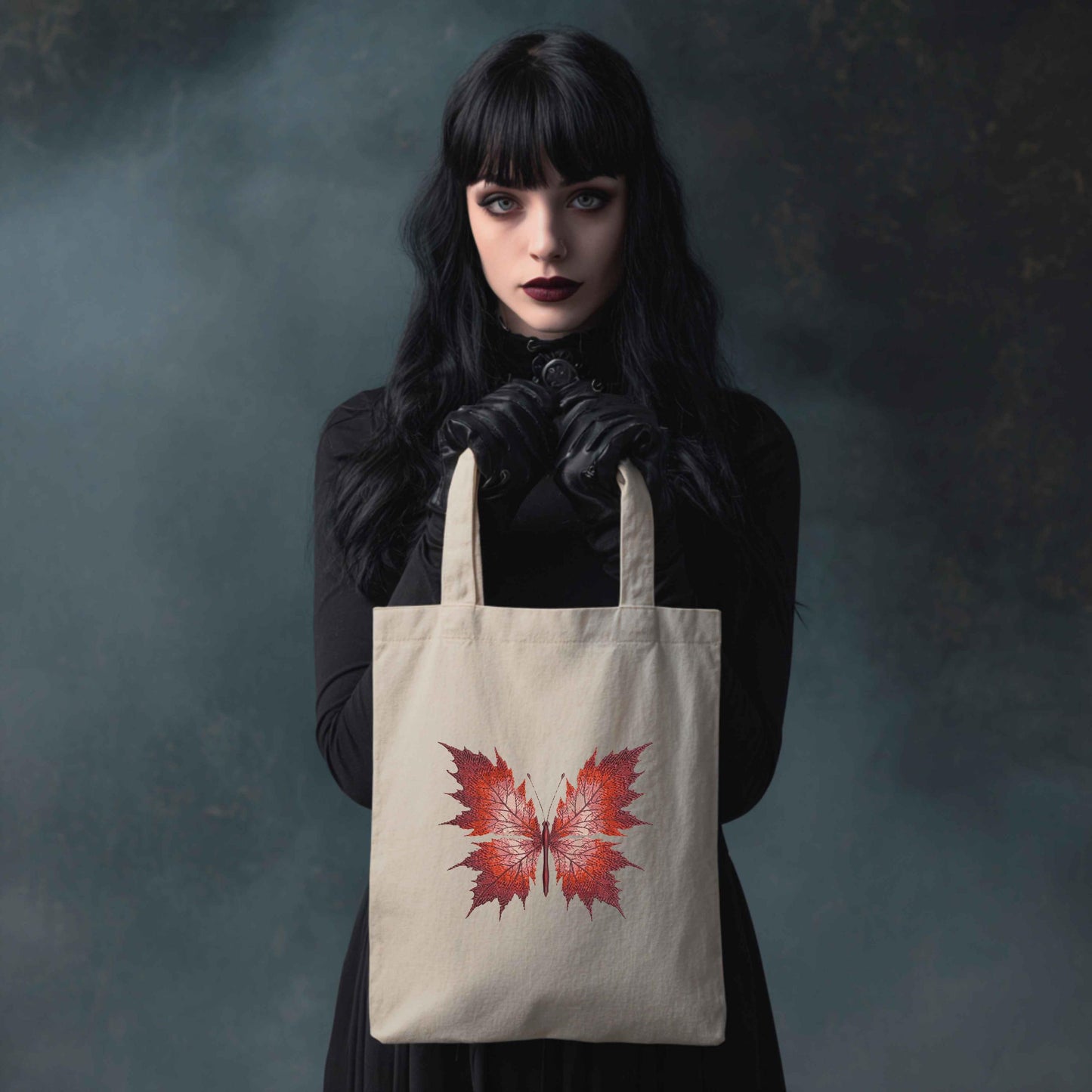 Autumn Maple Butterfly Machine Embroidery Design, Fall Leaf Machine Embroidery Thanksgiving Halloween Pattern Digital File, Insect PES DST