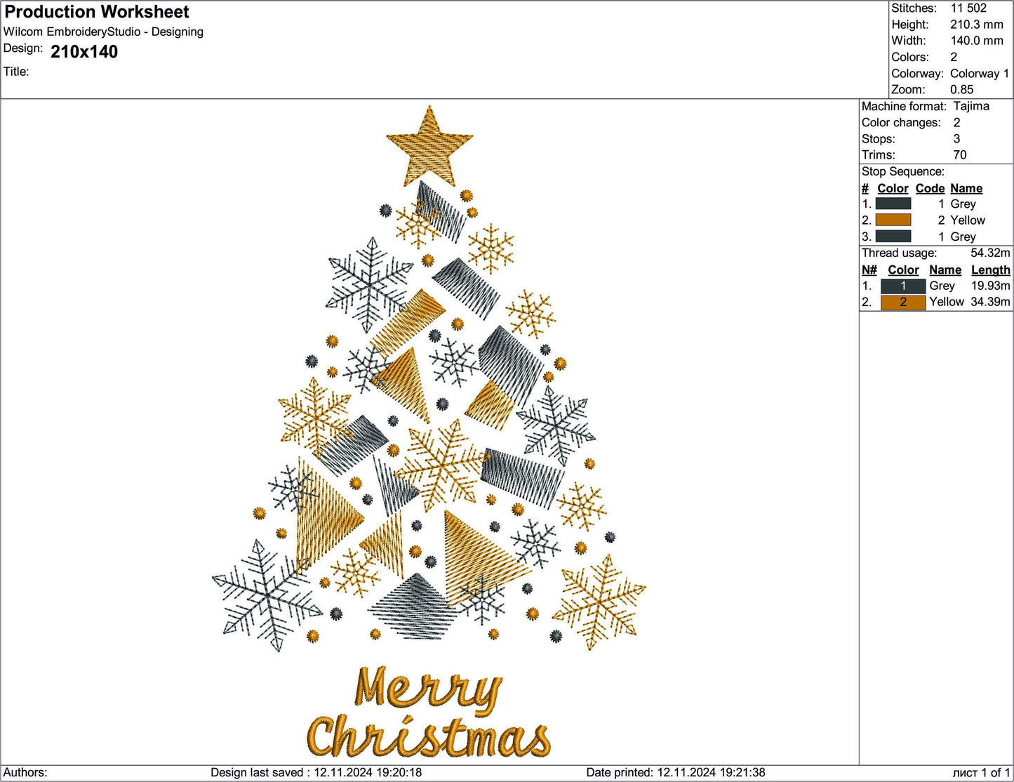 Christmas Tree Embroidery Design, Christmas Tree Machine Embroidery, Christmas embroidery for a sweatshirt, Christmas Tree Pattern In 6 Size