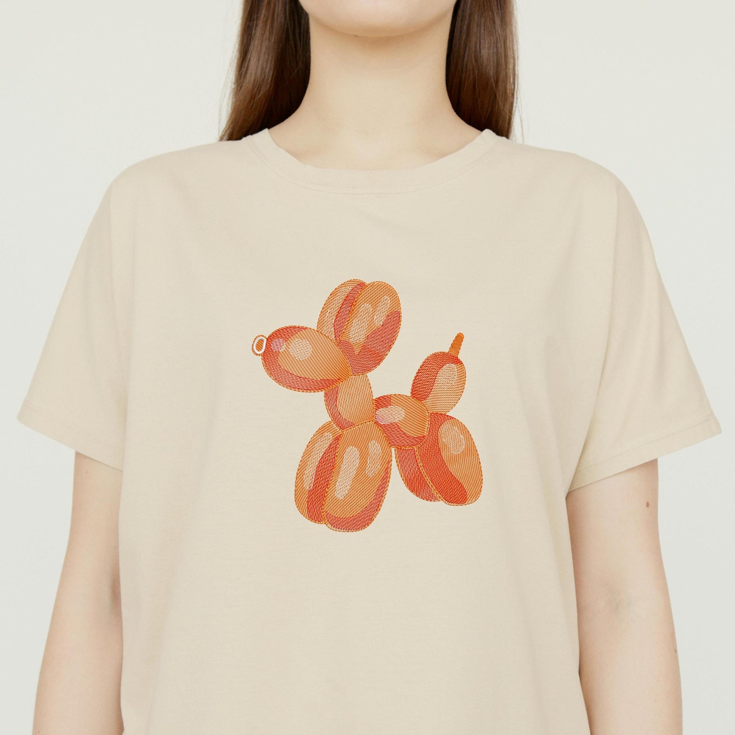 Dog Balloon Embroidery Design in 10 Sizes, Dog Balloon Machine Embroidery PES DST JEF, Trendy Embroidery Design, Instant download 7 formats