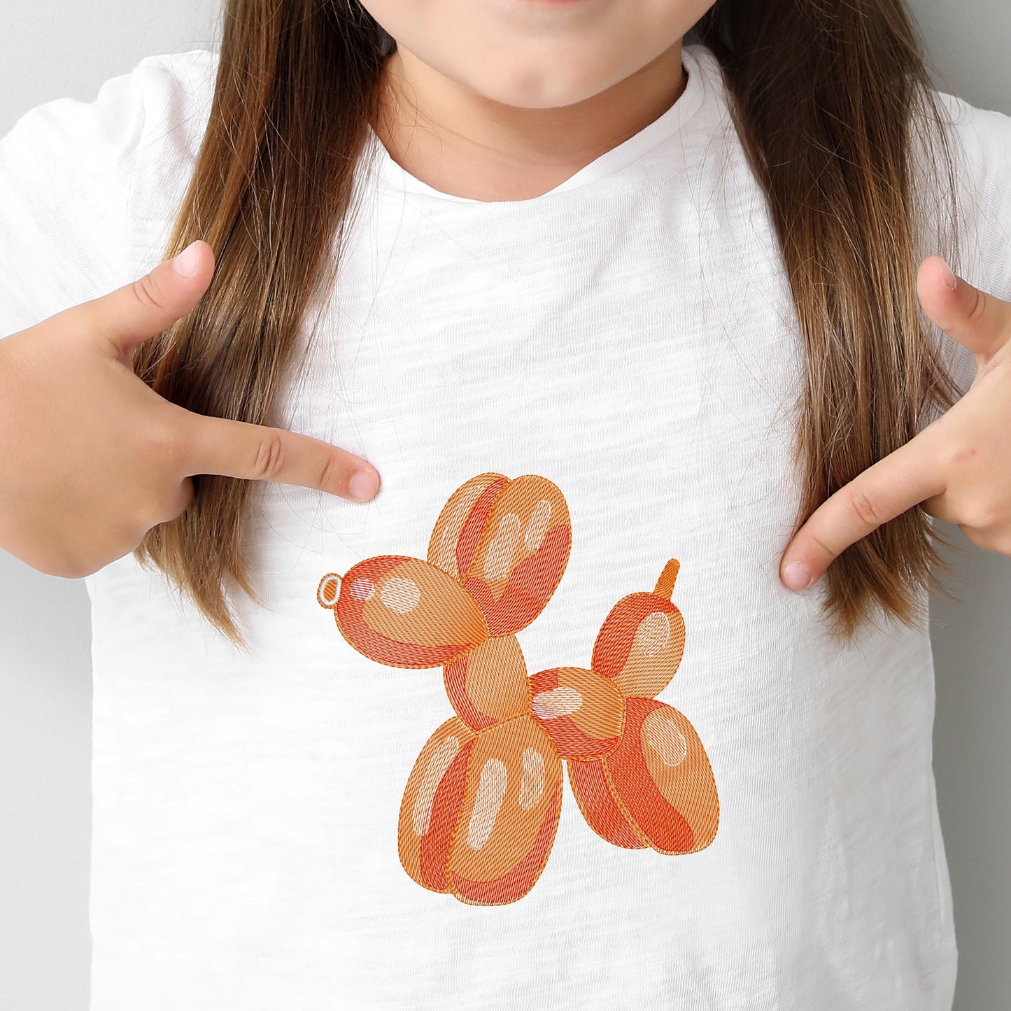 Dog Balloon Embroidery Design in 10 Sizes, Dog Balloon Machine Embroidery PES DST JEF, Trendy Embroidery Design, Instant download 7 formats