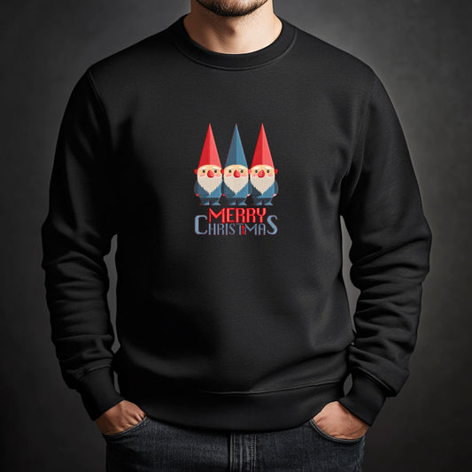 Christmas Gnomes Trio Embroidery Design - Christmas Machine Embroidery Pattern PES, Instant Download, Set Of Two Designs 3+1 Gnomes, 4 sizes