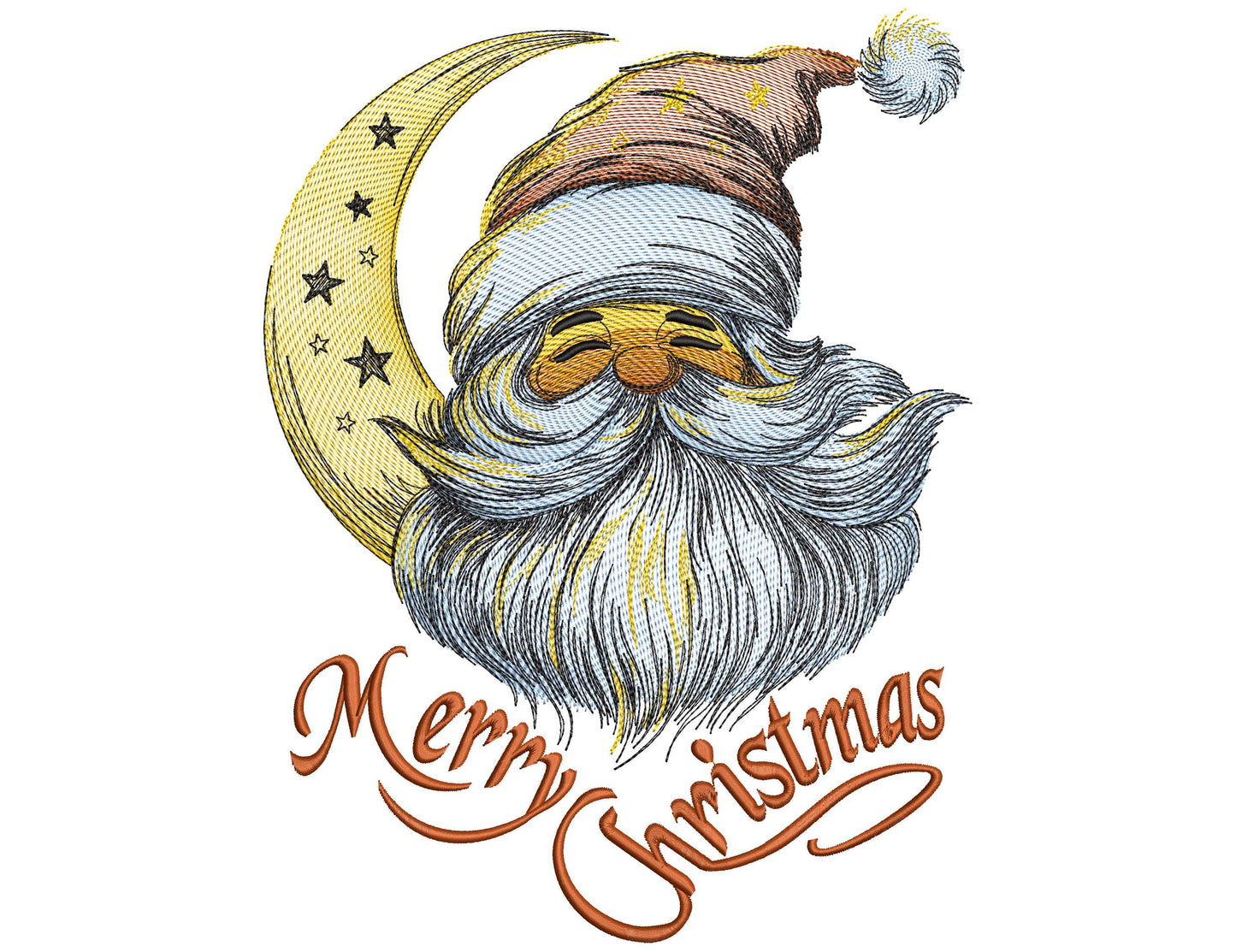 Santa Embroidery Design, Merry Christmas Embroidery Design, Retro Santa Embroidery, Christmas Santa Claus Embroidery, Christmas Embroidery