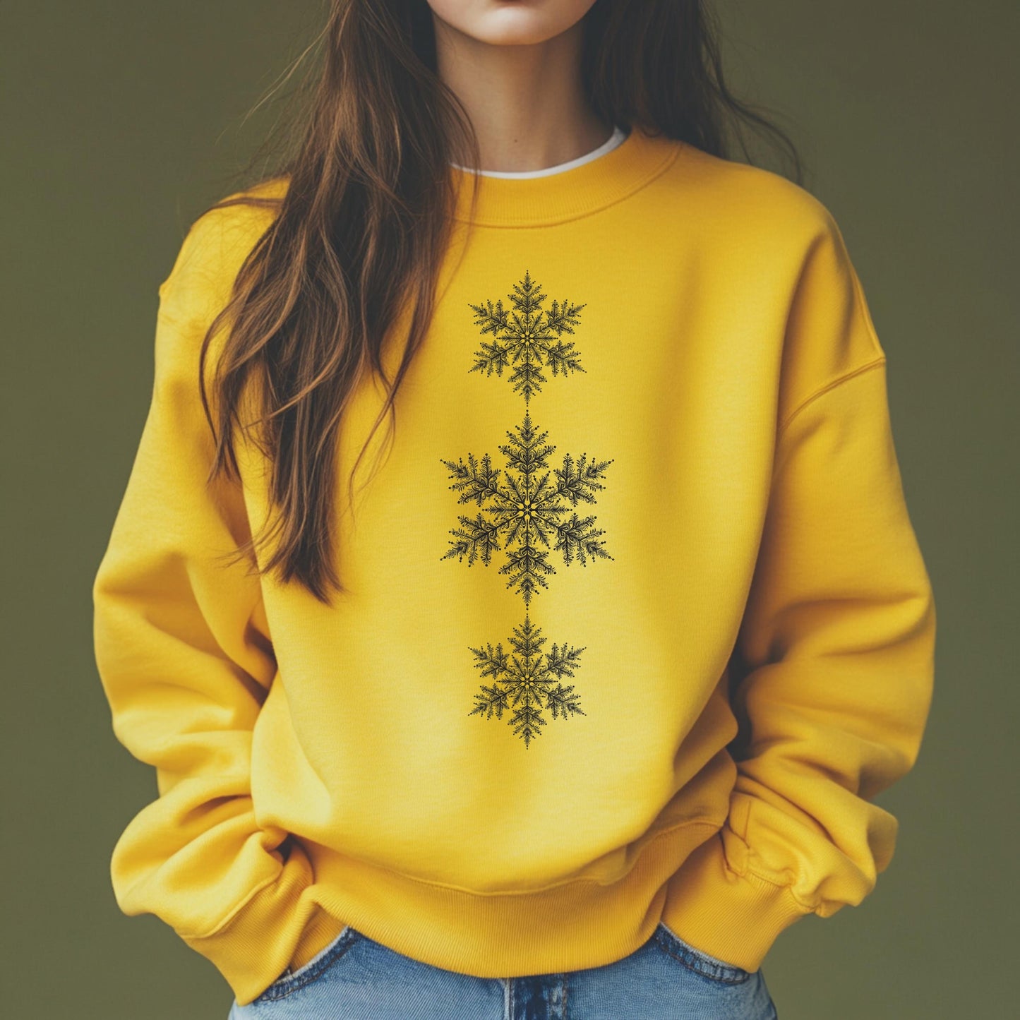 Snowflakes Embroidery Design, Christmas Snowflakes Set in 4 sizes, Christmas Embroidery Design, Instant Download PES DST JEF