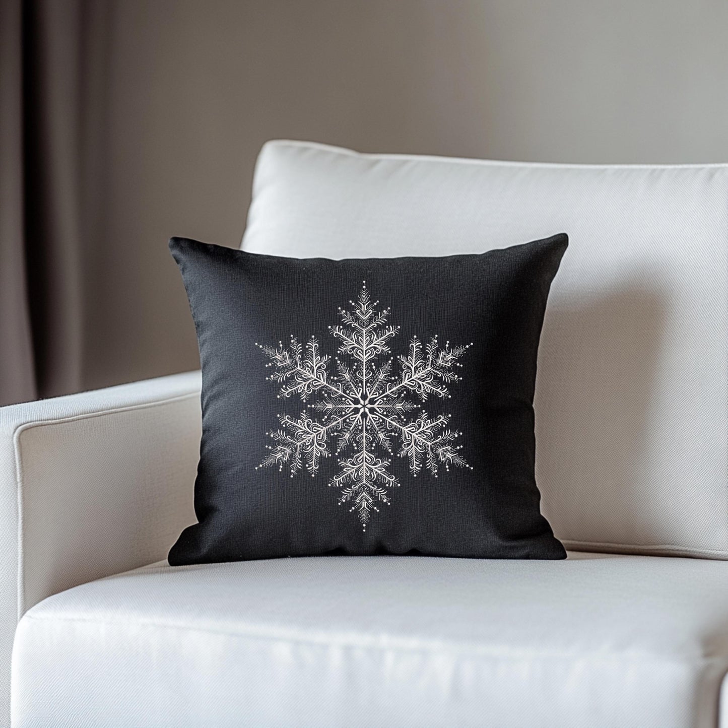 Snowflakes Embroidery Design, Christmas Snowflakes Set in 4 sizes, Christmas Embroidery Design, Instant Download PES DST JEF