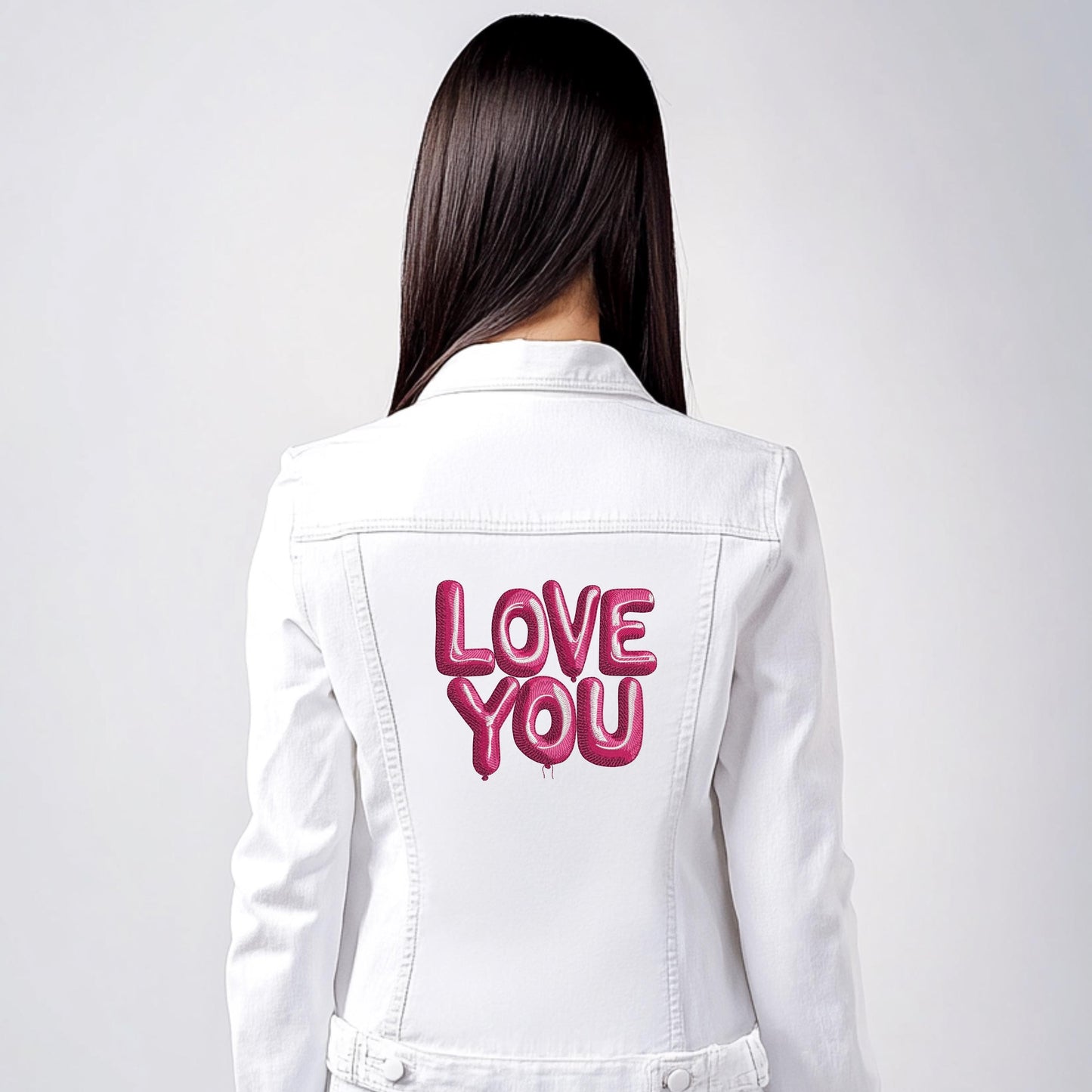 LOVE YOU Machine Embroidery Design – Perfect for Valentine's Day! Valentines, Embroidery for St. Valentine's Day, Instant Download - 8 sizes