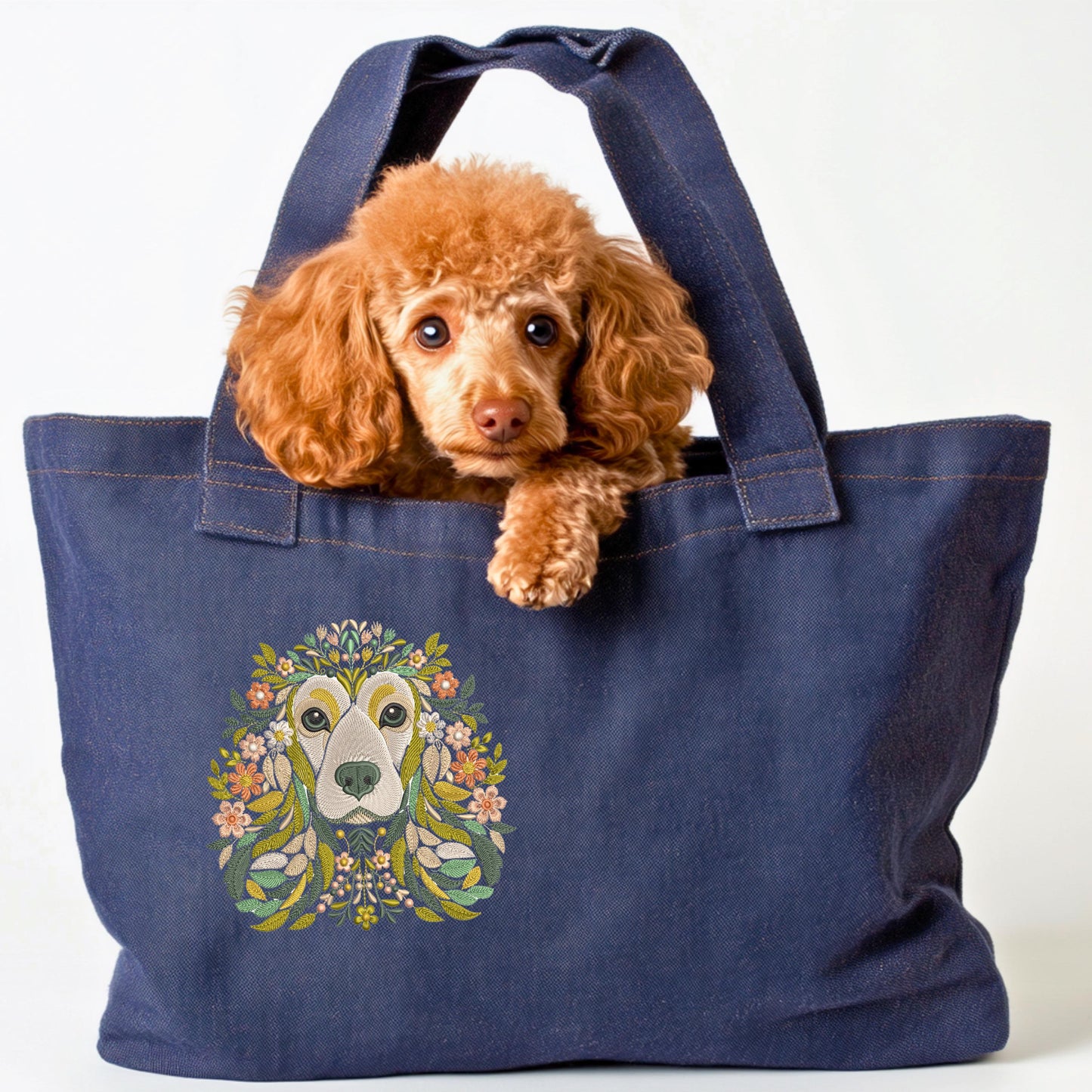 Floral Cocker Spaniel Machine Embroidery Design, Dog Embroidery, Pets Embroidery, Cocker Spaniel Pattern PES, Perfect For Dog Lovers Gift