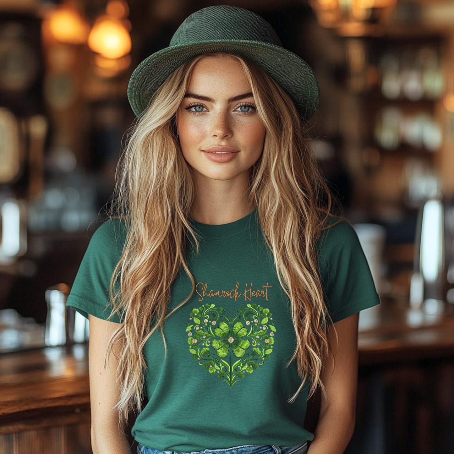 Lucky Clover Heart Machine Embroidery Design – St. Patrick’s Day Shamrock Heart, Instant Digital Download for Clothing, Home Décor & Gifts