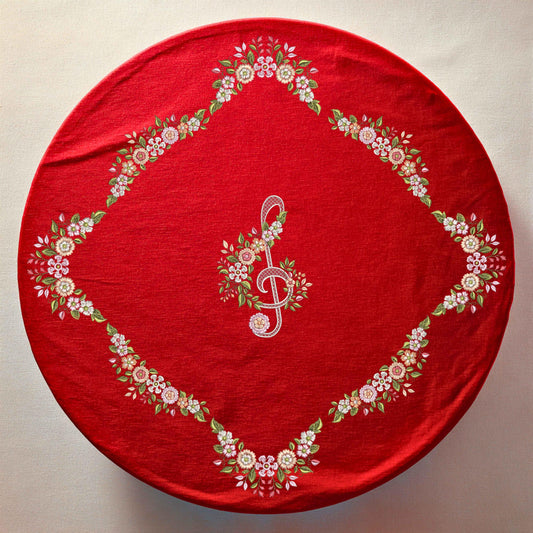 Floral Embroidery Set - Flower Branch, Corner, Treble Clef Designs for Clothing, Home Decor, and Gifts! Beautiful Machine Embroidery Files