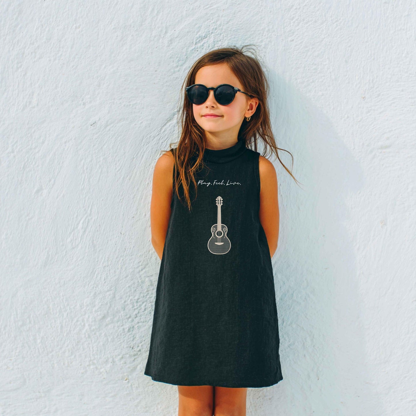 Guitar Machine Embroidery Design, Acoustic Guitar Pattern for Embroidery Machines, Music Theme Embroidery File PES, Instant Download