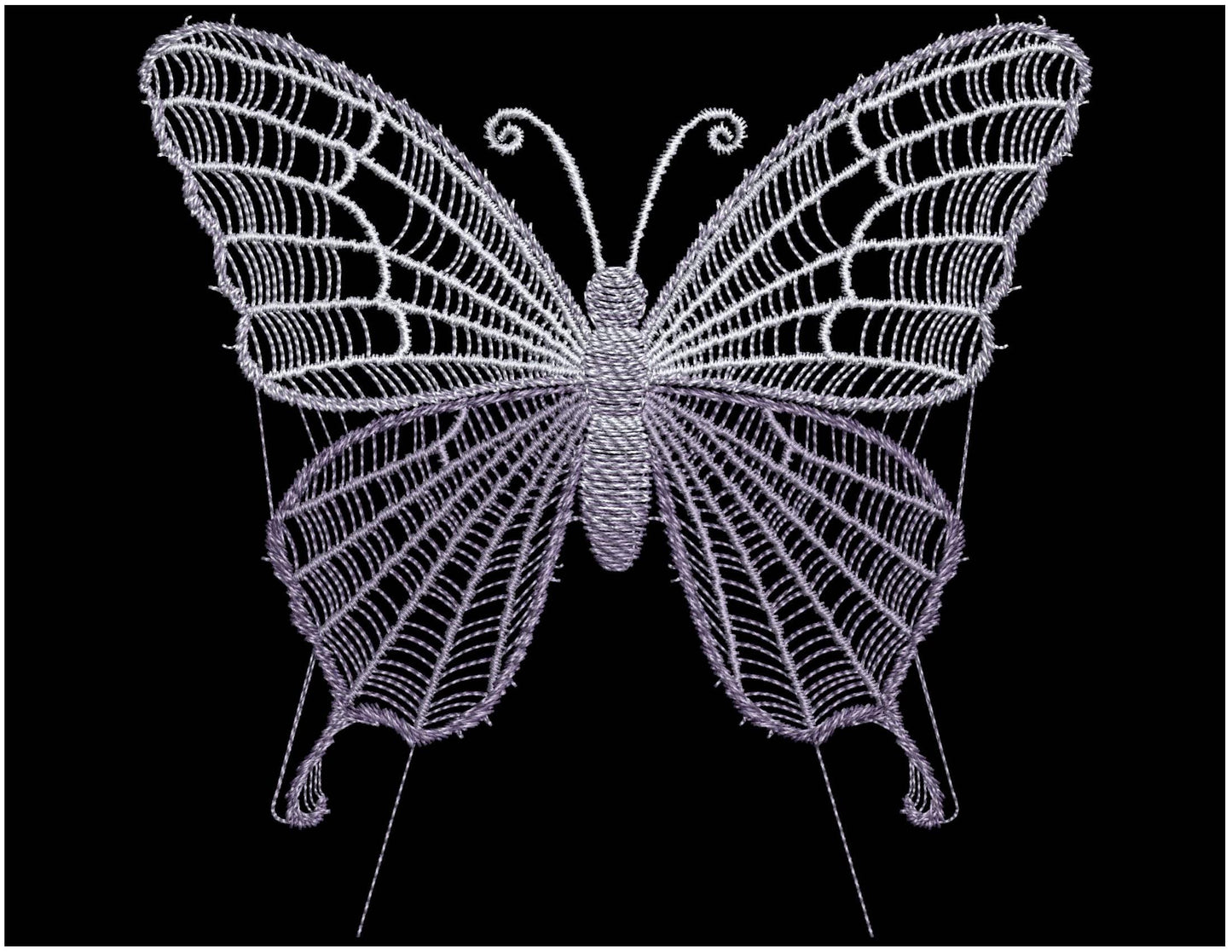 Halloween Spider Web Butterfly Machine Embroidery Design, Spooky Gothic Machine Embroidery Pattern PES, Halloween Pattern For Gothic Clothes