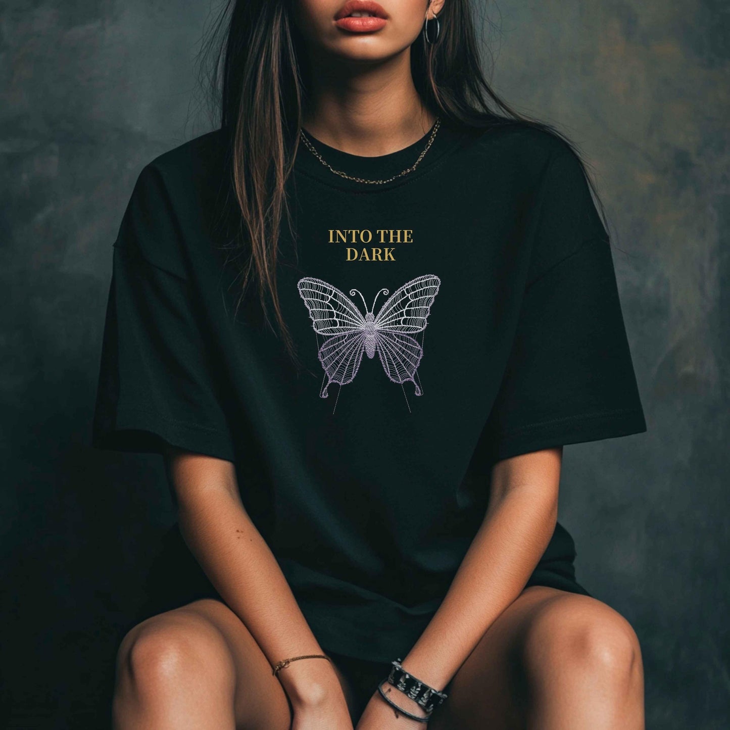 Halloween Spider Web Butterfly Machine Embroidery Design, Spooky Gothic Machine Embroidery Pattern PES, Halloween Pattern For Gothic Clothes