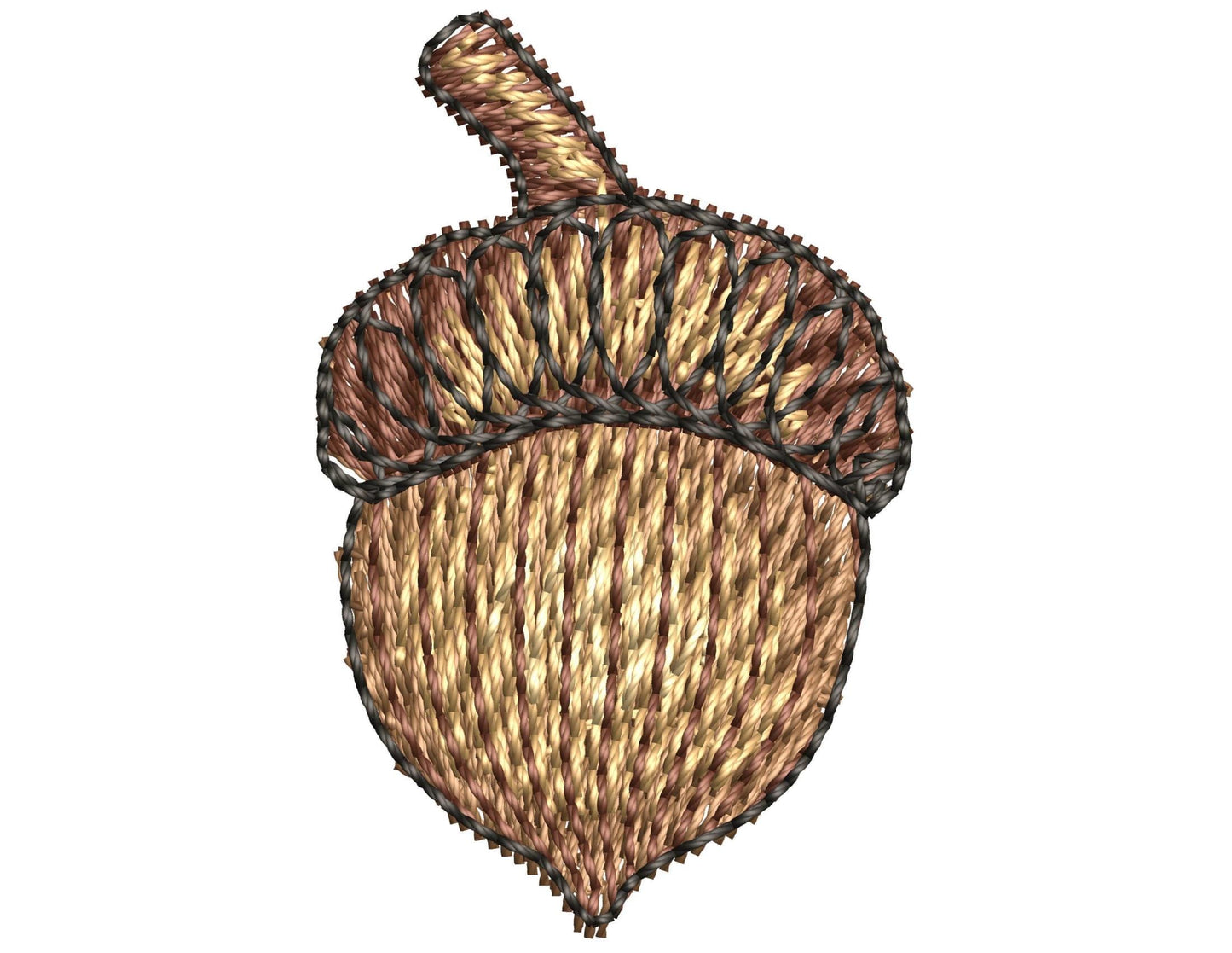 Mini Acorn Embroidery Design, Fall Acorn Embroidery Pattern PES Hoop 4x4, Autumn Acorn Embroidery, Little Oak Acorn PES, Autumn Season Decor