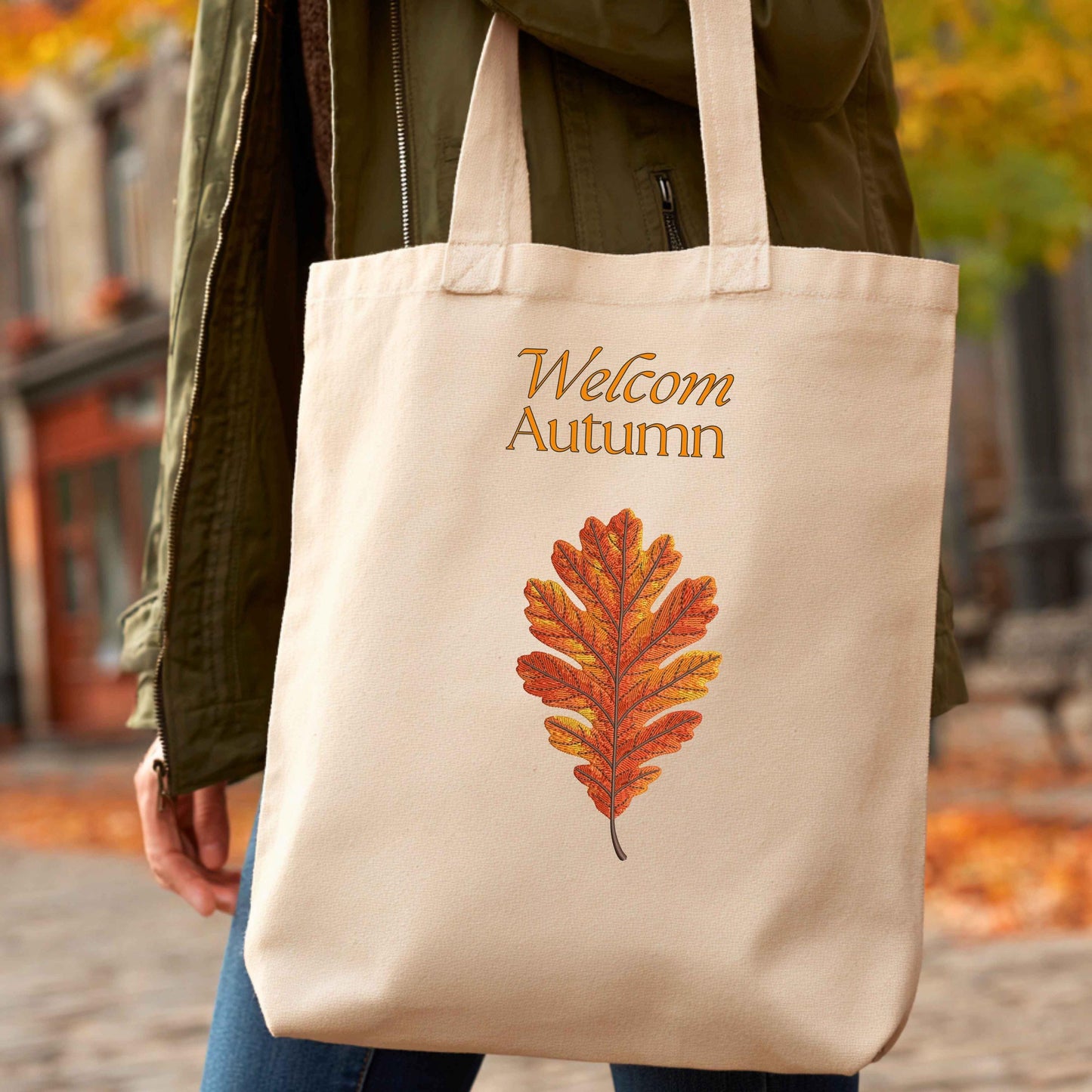 Oak Leaf Machine Embroidery Design PES, Autumn Fall Leaf Pattern PES, Thanksgiving Decor Embroidery, Realistic Botanical Oak Motif File DST