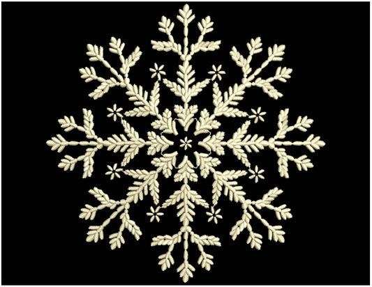 Christmas Snowflake Embroidery Set, Winter Embroidery, Christmas Snowflake Pattern PES, Elegant Snowflakes for Décor, Xmas Design Pack PES