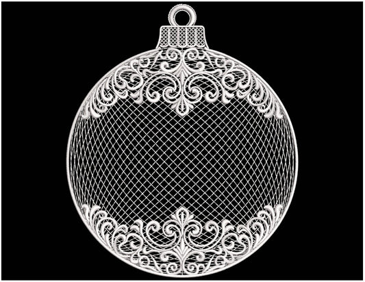 Christmas Ornament Embroidery Design PES, Christmas Bauble Pattern pes, Christmas Ball Pattern, Elegant New Year’s Ball PES DST jef vp3