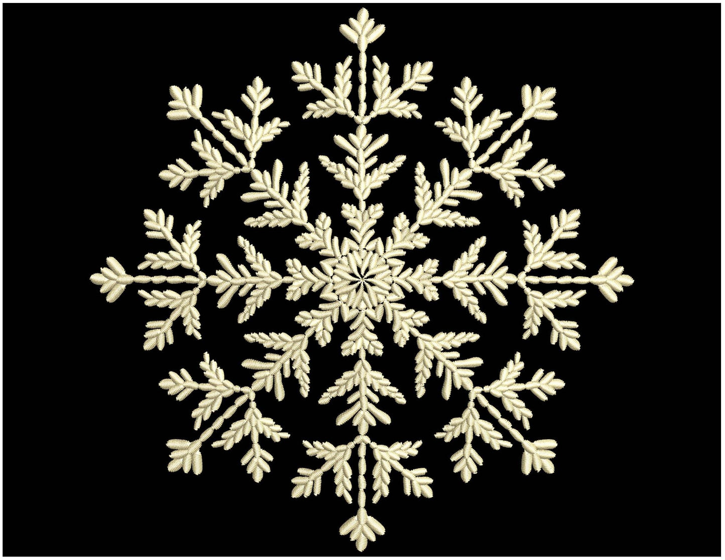 Christmas Snowflake Embroidery Set, Winter Embroidery, Christmas Snowflake Pattern PES, Elegant Snowflakes for Décor, Xmas Design Pack PES