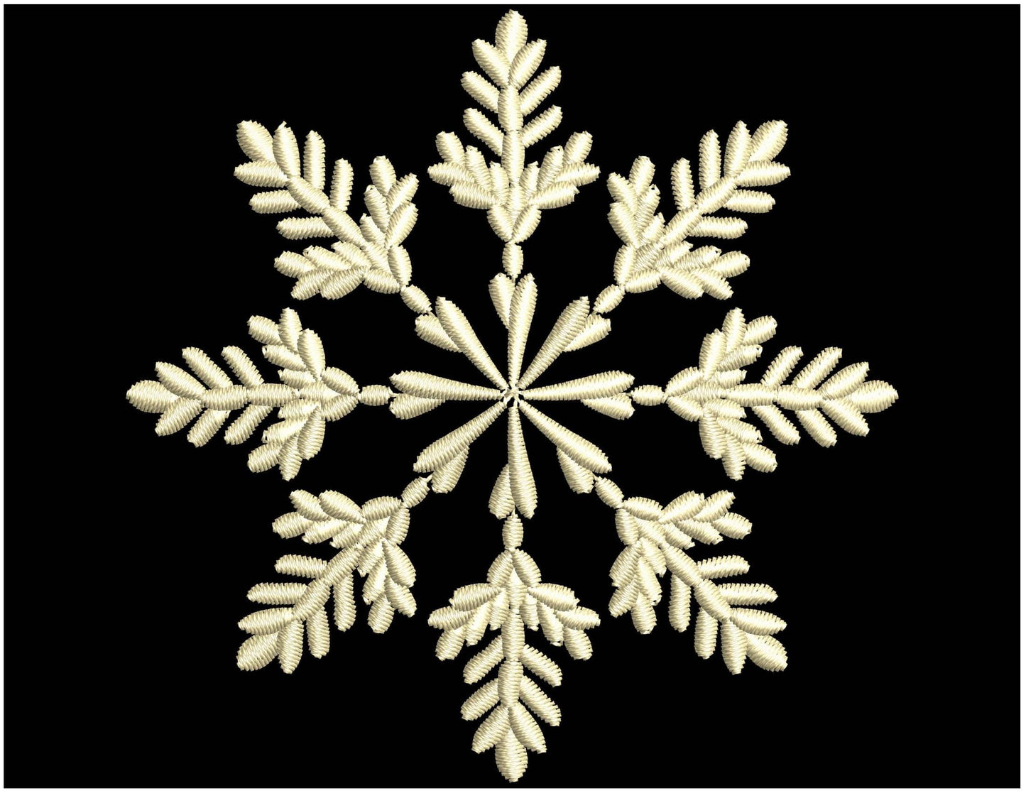 Christmas Snowflake Embroidery Set, Winter Embroidery, Christmas Snowflake Pattern PES, Elegant Snowflakes for Décor, Xmas Design Pack PES