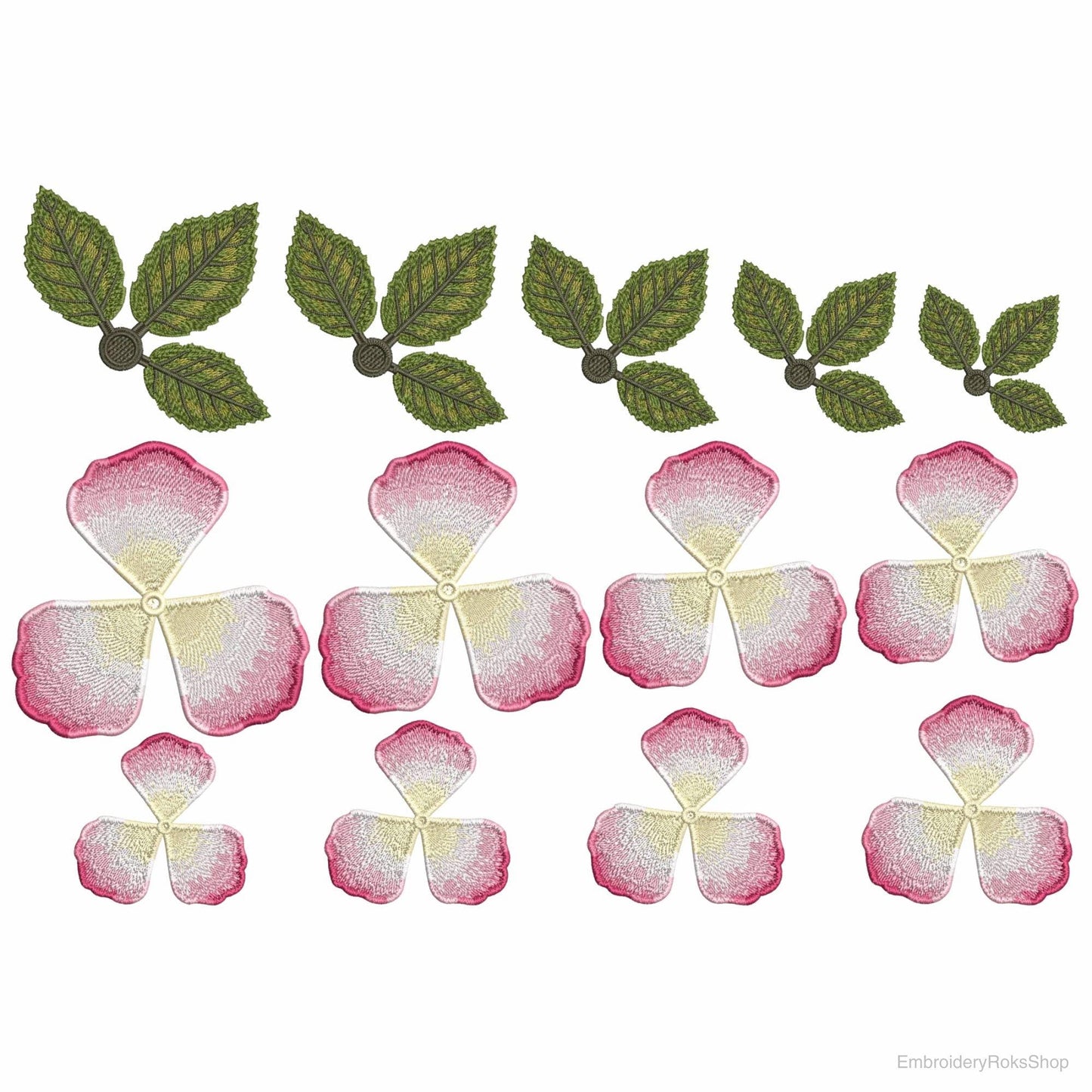 FSL Rose – Free Standing Lace Machine Embroidery Design, 3D Lace Flower Embroidery with Petals & Leaves, 3D FSL Rose Embroidery, Download