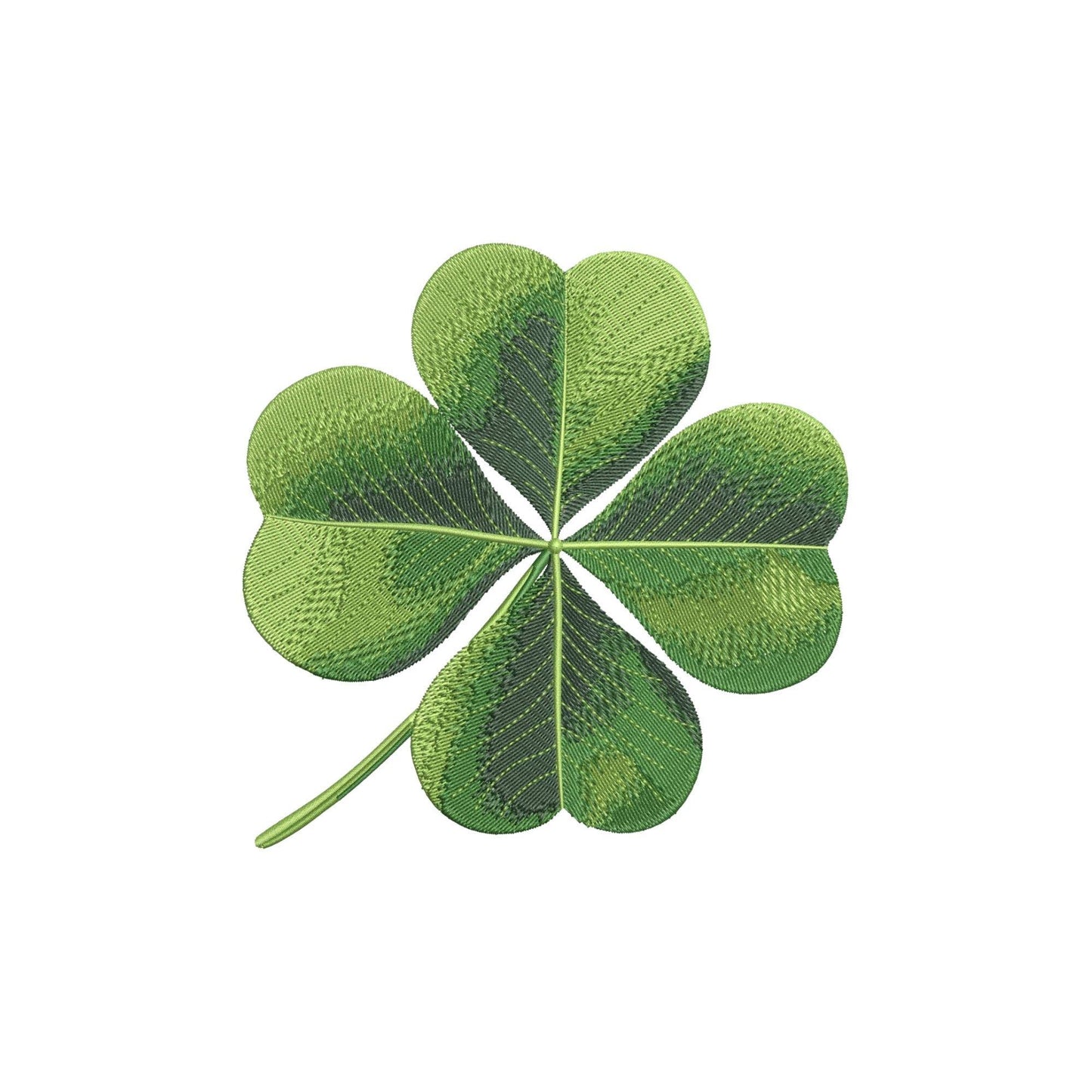 Four Leaf Clover Embroidery Design, Shamrock Machine Embroidery File, Lucky Clover Pattern, St Patrick Decor, Instant Download