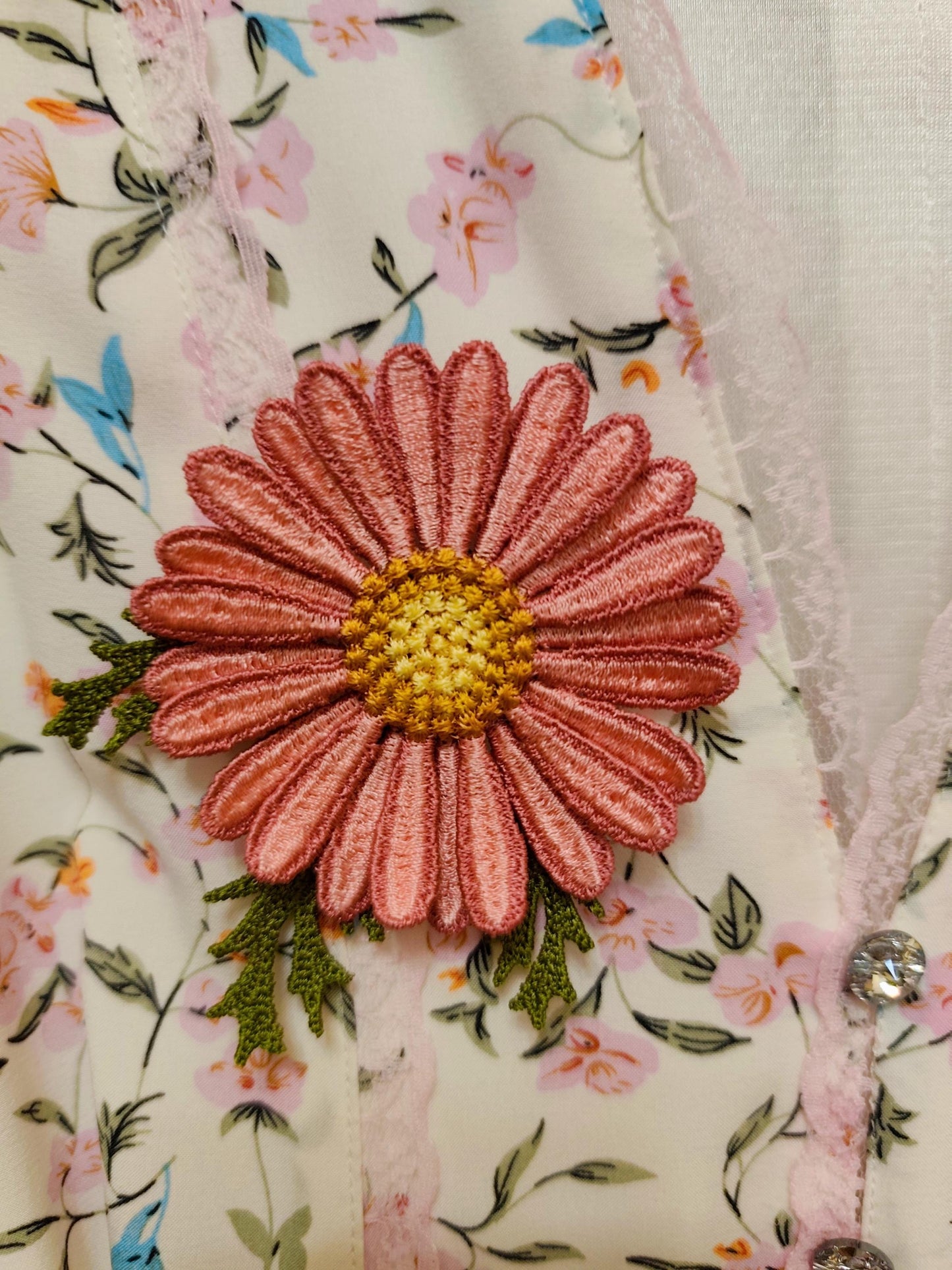 FSL Daisy Embroidery Design, Free Standing Lace Flower 5 Sizes PES DST jef exp, Floral Summer Applique Instant Download, Flower Daisy Lace
