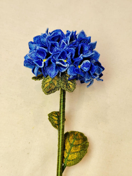FSL Hydrangea Machine Embroidery Design, 3D Freestanding Lace Flower, Botanical Embroidery Pattern, Hydrangea Flower Embroidery File